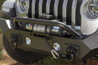 Rugged Ridge Spartan Front Bumper HCE w/Overrider (FRONT): Fits Jeep Wrangler JL/Gladiator JT 2018-2025 3.6L/3.0L EcoDiesel