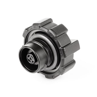 Rugged Ridge Black Elite Aluminum Fuel Cap: Fits Jeep Wrangler TJ/LJ/JK/JL 2001-2021 3.6L/3.0L EcoDiesel
