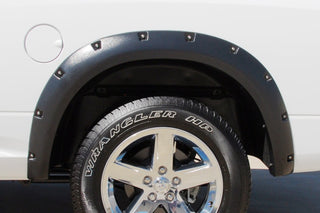 LUND RX-Rivet Smooth Elite Fender Flares: Fits Ram 1500/2500/3500 2010-2024 3.0L/5.7L
