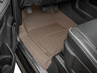 WeatherTech FloorLiner HP Front Tan: Ram 2500/3500 2019-2026 6.7L Diesel / 6.4L 392