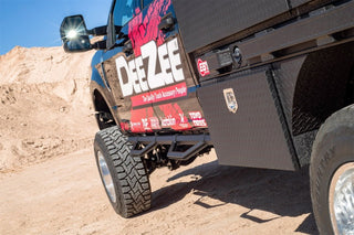 Dee Zee Hex Series Crew Cab Side Steps (TEXTURED BLACK): Fits Most Dodge Ram / Jeep Wrangler / Jeep Gladiator Models (1999-2020)