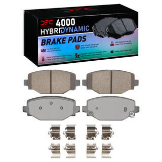DFC 4000 HybriDynamic Brake Pads for Jeep Grand Cherokee Rear – Superior Stopping Power & Low Noise