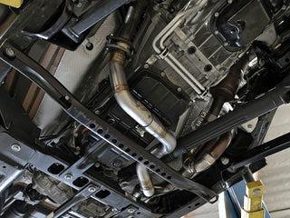 aFe Twisted Steel Y-Pipe 2.25in 409 SS Exhaust: Jeep Wrangler / Gladiator 2018-2026 3.6L V6