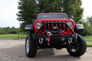 Fishbone Offroad Front Bumper: Jeep Gladiator (20-24) / Wrangler (18-24)