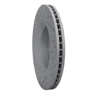 DFC 12-18 Jeep Wrangler Front Right Drilled & Slotted Geoperformance Rotor - Part Number 830-42033R