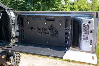 Fishbone Offroad Tailgate Table: Jeep Wrangler 2018-2024