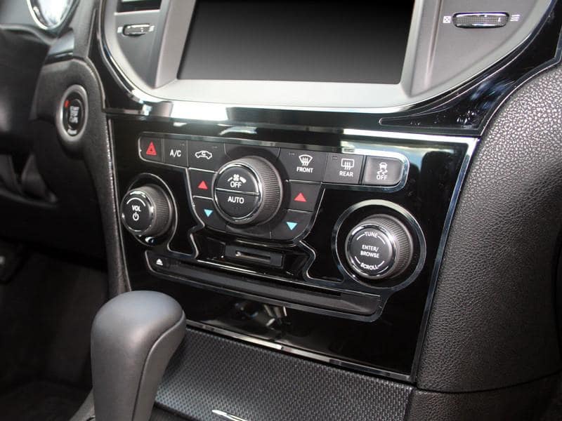 American Car Craft Polished A/C Radio Control Trim Ring 2Pc: Chrysler 300 2011 - 2024