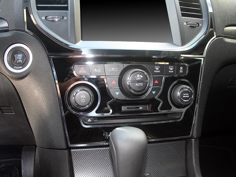 American Car Craft Polished A/C Radio Control Trim Ring 2Pc: Chrysler 300 2011 - 2024