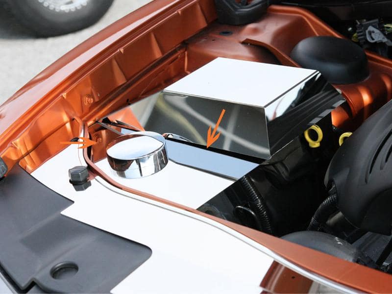 American Car Craft Polished ABS Cover w/ Cap: 300C / Charger / Magnum 5.7L Hemi & 6.1L SRT8 2005 - 2010