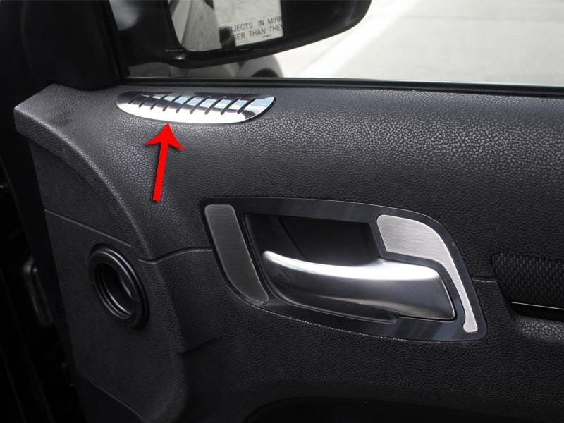 American Car Craft Defroster Vent Trim Plates: Chrysler 300 2011 - 2013