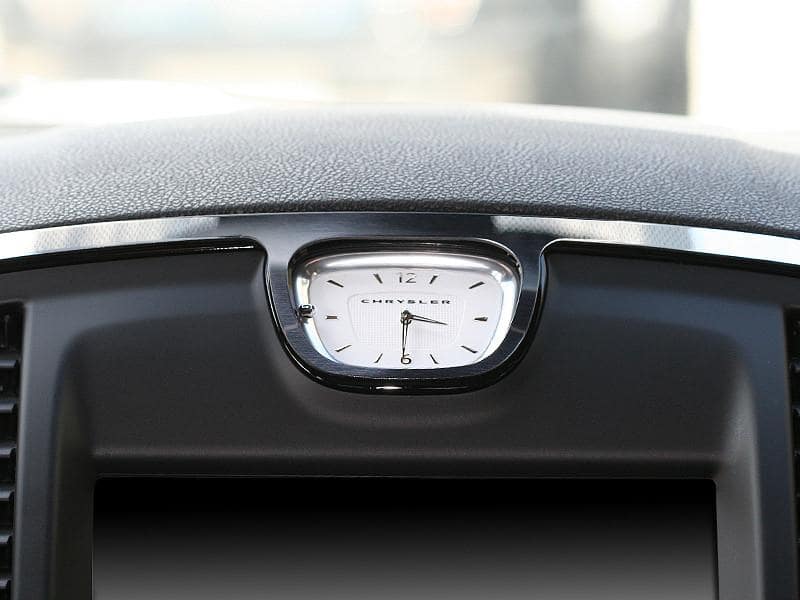 American Car Craft Polished Navigation Center A/C Vent Trim Ring 2Pc: Chrysler 300 2011 - 2014