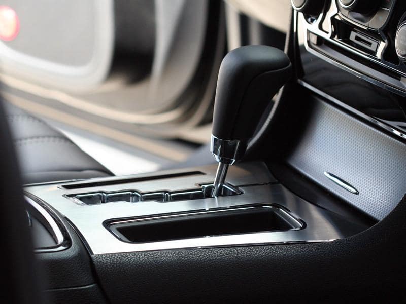 American Car Craft Brushed Shifter Plate with Polished Trim Ring: Chrysler 300C 5.7L 2011 - 2024