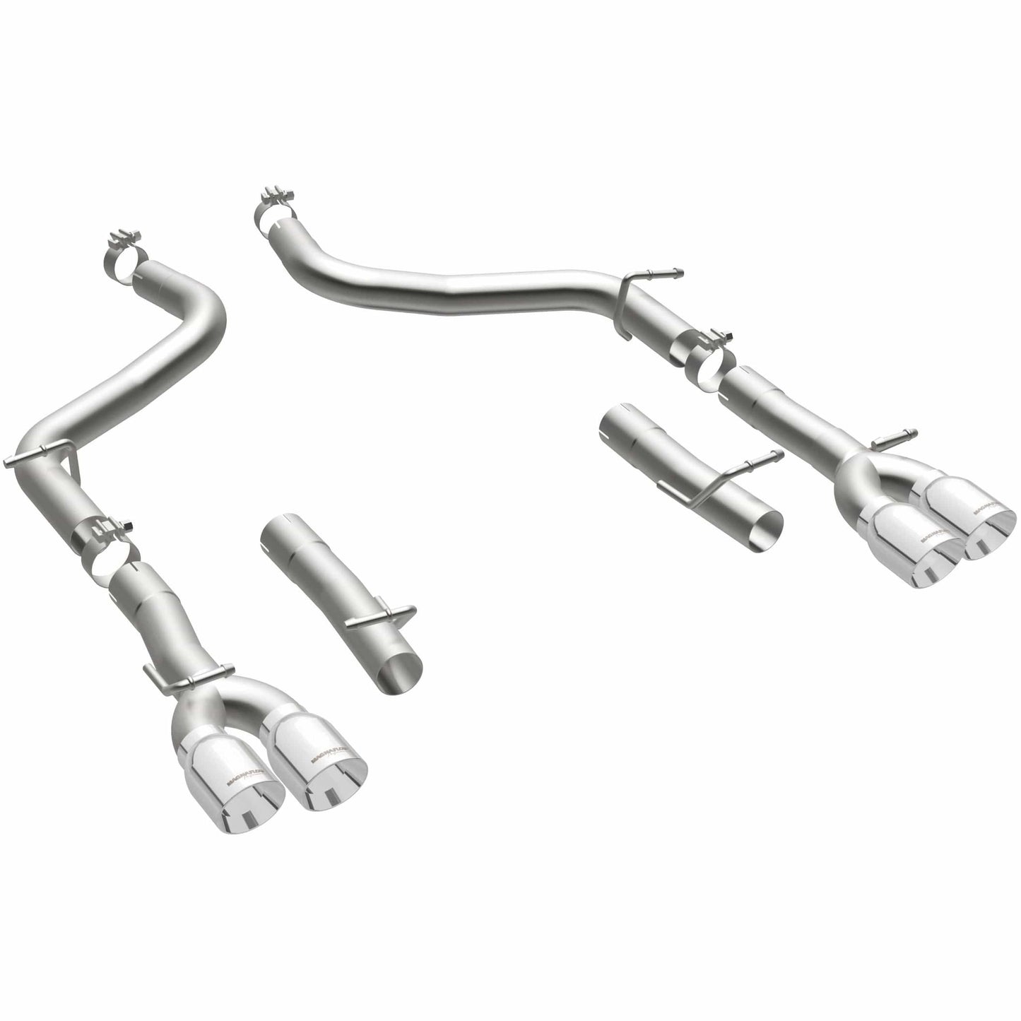 MagnaFlow Race Series Axle-Back Performance Exhaust System Quad Split Rear 3.5in Tip: Dodge Challenger 2015 - 2023