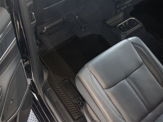 WeatherTech 2nd Row Rear All-Weather Floor Mats Black: Fits Jeep 2022-2026