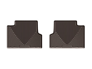 WeatherTech Rear Rubber Mats Cocoa: Jeep Wrangler 2014-2016 3.6L