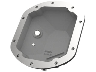 aFe Street Series Diff Cover Machined Fins: Jeep Wrangler 1997-2018 2.5L/3.6L w/ Gear Oil - Black