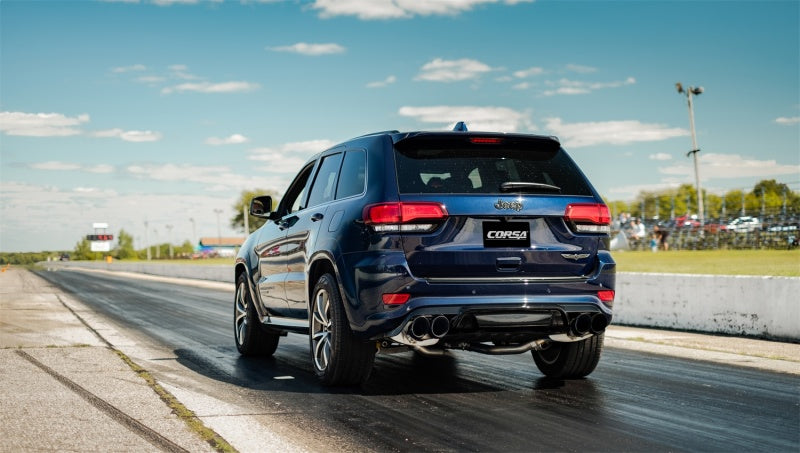 Corsa Xtreme Cat-Back Exhaust System (Polished Tips): Jeep Grand Cherokee 6.2L Trackhawk 2018 - 2021