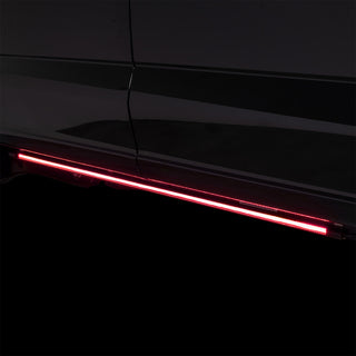 Putco 11-23 Dodge Durango Blade Rocker Kits Sideliners - Red/Blue w/ White Override