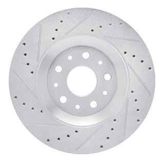 R1 Concepts Drilled & Slotted Brake Rotor (FRONT RIGHT): Fits Jeep Gladiator / Wrangler 2007-2026 2.0L / 3.6L
