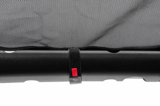 Rugged Ridge Eclipse Sun Shade Black Half (FRONT): Jeep Wrangler JL/JT 2018-2023 2.0L/3.6L