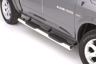 LUND 6in Oval Straight SS Nerf Bars Polished: Fits Ram 1500/2500/3500 2009-2024 3.6L/5.7L