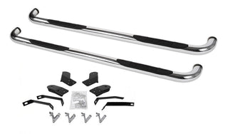 Go Rhino 4000 Series 3" Round Tube Side Steps - Cab Length: Fits Most Dodge / Ram 2500 / 3500 Models (2002-2026)