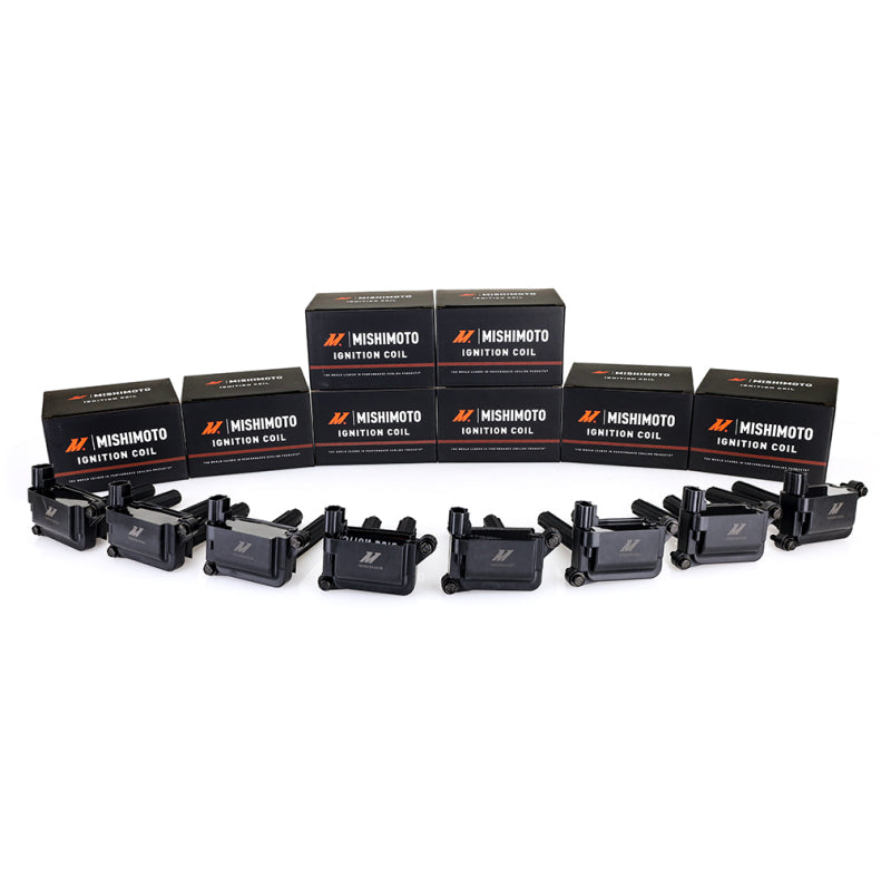 Mishimoto Hemi Ignition Coils (8-Pack, Dual Plug): Chrysler / Dodge / Jeep / Ram 5.7L Hemi, 6.1L SRT8, 6.4L 392 & 6.2L Hellcat 2005 - 2025