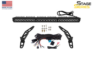 Diode Dynamics SS30 Bumper LED Kit Sport White Driving: Jeep Wrangler 2018-2026 2.0L/3.6L