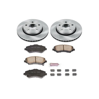 PowerStop Autospecialty Brake Kit (FRONT): Jeep Wrangler 2007-2018 3.6L/3.8L V6