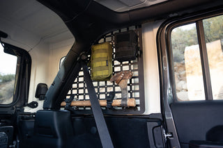 DV8 Offroad Rear Window Molle Panels (REAR): Jeep Wrangler 2018-2025 2.0L/3.6L