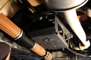 Fishbone Offroad Steel EVAP Canister Skid Plates - Black Textured Powdercoat: Fits Most Jeep Wrangler / Grand Cherokee Models (2005-2018)