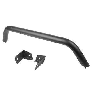 Rugged Ridge Arcus Front Bumper Tube Overrider Black (FRONT): Jeep Wrangler JL 2018-2025 3.6L/6.4L 392