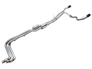 AWE Tuning 0FG Cat-Back Exhaust w/ Diamond Black Tips: Ram 1500 3.0L 2025-2026