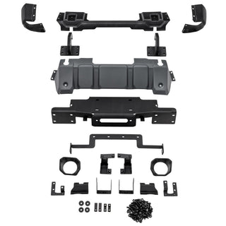 Rugged Ridge Stubby Venator Front Bumper (FRONT): Jeep Wrangler JL/JT 2018-25 2.0L-6.4L