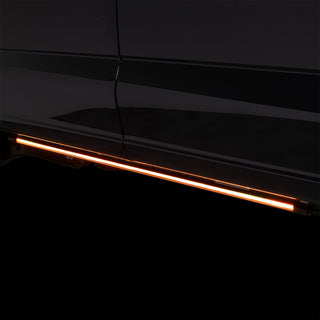 Putco 2011-2022 Dodge Durango Blade Rocker Kits Sideliners - Amber/White w/ White Override