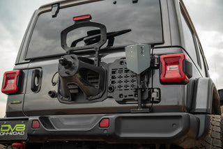 DV8 Offroad Tailgate Reinforcement Molle Panel: Jeep Wrangler JL 2018-2025 3.6L / 6.4L 392