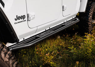 Rampage SRS Sidebar Rock Crawler Steps (PAIR) (BLACK): Fits Most Jeep Gladiator Models (2018-2026)