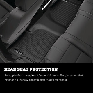 Husky Liners Black 2nd Row Floor Liners: Jeep Wrangler (2007-2017) / Wrangler JK (2018)