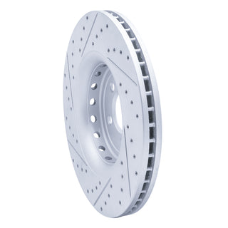 DFC 14-23 Dodge Charger Front Right Drilled & Slotted Geoperformance Rotor (Part Number 830-40035R)