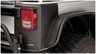 Bushwacker Trail Armor Rear Corners: Jeep Wrangler / Wrangler JK (2007-2018) - Black