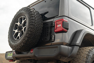 DV8 Offroad Tailgate Reinforcement Molle Panel: Jeep Wrangler JL 2018-2025 3.6L / 6.4L 392