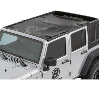 Bestop Sun Safari Bikini Top (F&R): Jeep Wrangler JK 2007-2018 3.6L / 3.8L V6 Mesh