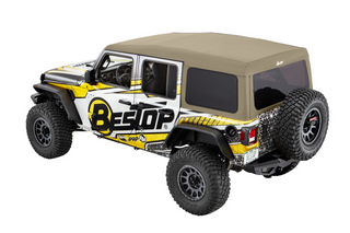 Bestop Supertop Ultra Soft Top (Pebble Beige) (F&R): Jeep Wrangler JL 2018-2025 2.0L/3.6L