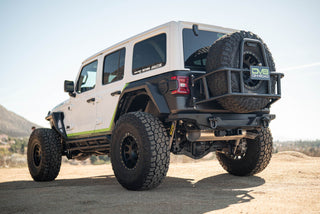 DV8 Offroad Armor Fender Flares: Jeep Wrangler JL 2018-2026 2.0L Turbo/3.6L V6