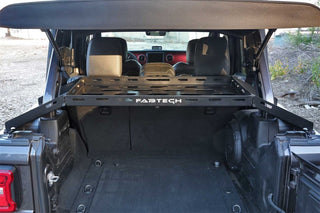 Fabtech Interior Cargo Rack: Jeep Wrangler 2018-2024