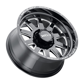 Weld W102 Stealth / Gloss Black Milled | 20x9.0 | 8x165.1 | +0mm Offset