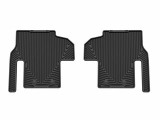 WeatherTech 2nd Row Rear All-Weather Floor Mats Black: Fits Jeep 2022-2026
