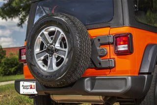 Rugged Ridge Spartacus HD Tire Carrier Hinge Casting: Jeep Wrangler JL 2018-2025 3.6L/6.4L 392