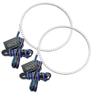 Oracle Jeep Wrangler JL/Gladiator JT LED Surface Mount Headlight Halo Kit- w/o Controller