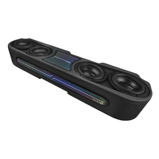 DS18 Jeep Gladiator JT 2020-UP 4 x 8in Subwoofers Included (ZR8.2D) Underseat Box Black -LED Lights